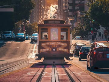 Trolly Car in The Streets of San Francisco
